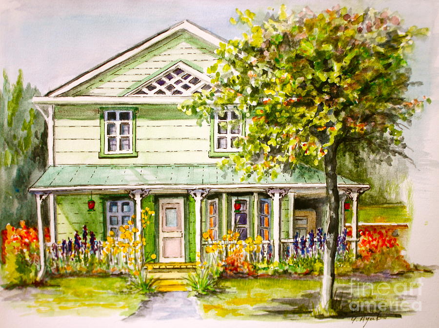 Hudson Quebec Canada 01 Painting by Yvonne Ayoub Fine Art America