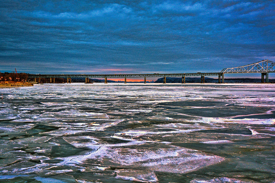 Hudson River Freeze Photograph by Jeffrey Friedkin