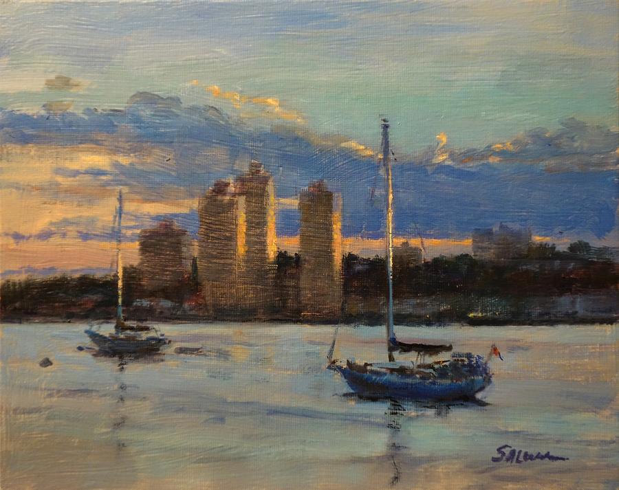 Hudson River Idyll Painting by Peter Salwen