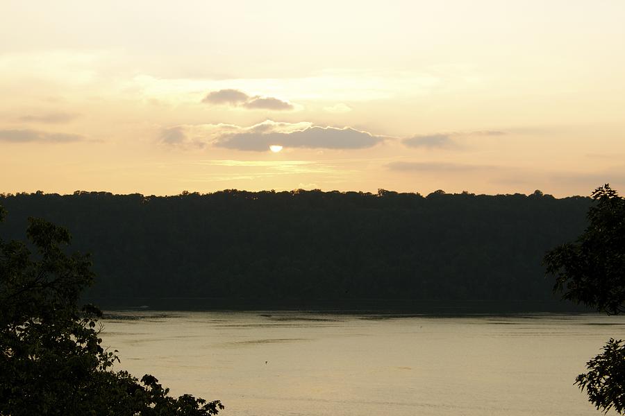 Hudson River Sunset Photograph