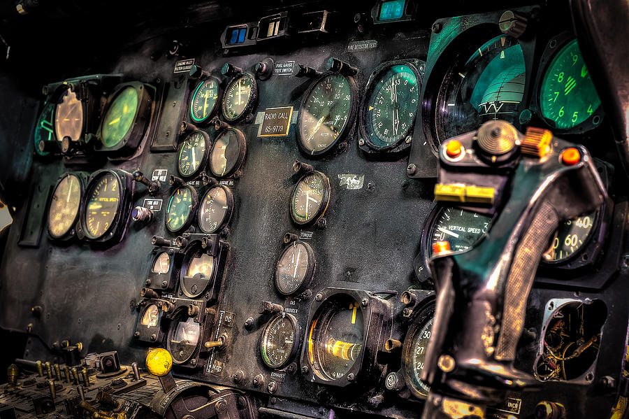 Huey Instrument Panel Photograph by David Morefield