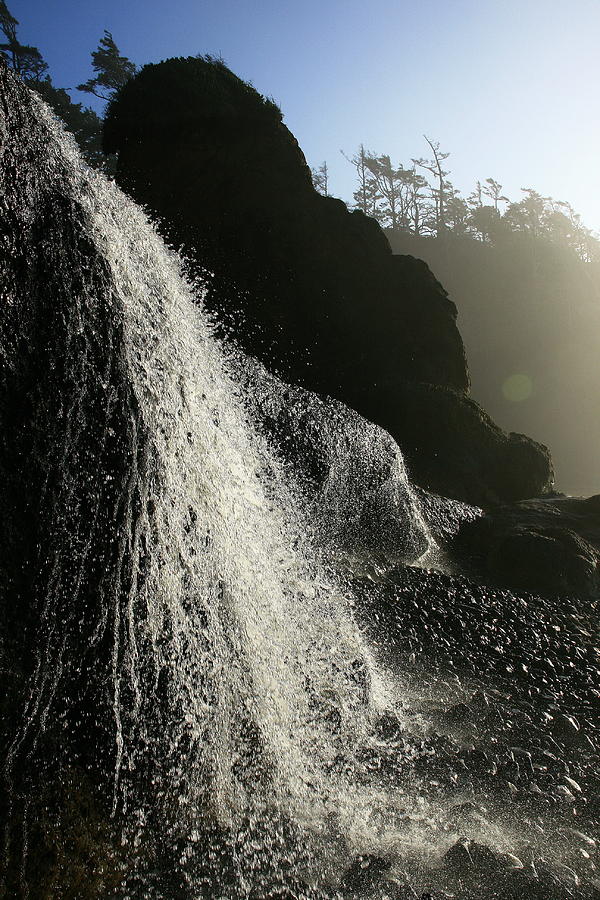 Hug Point Falls Photograph by Steven A Bash