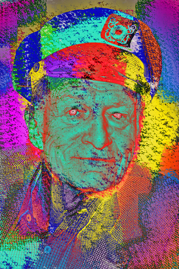 Hugh Hefner Digital Art by Galeria Trompiz | Fine Art America