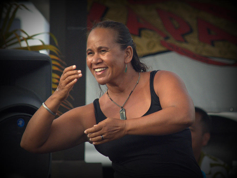 Hula Dancer At Keauhou Public Concert Photograph by Lori Seaman