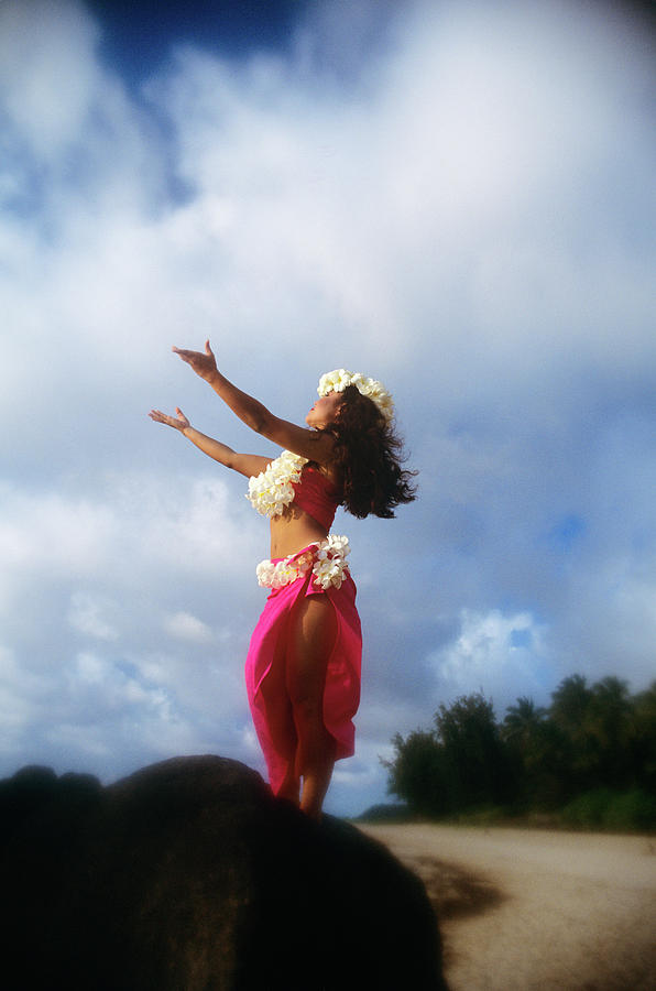 Magic Photograph - Hula Dancer Hawaii by Vintage Images