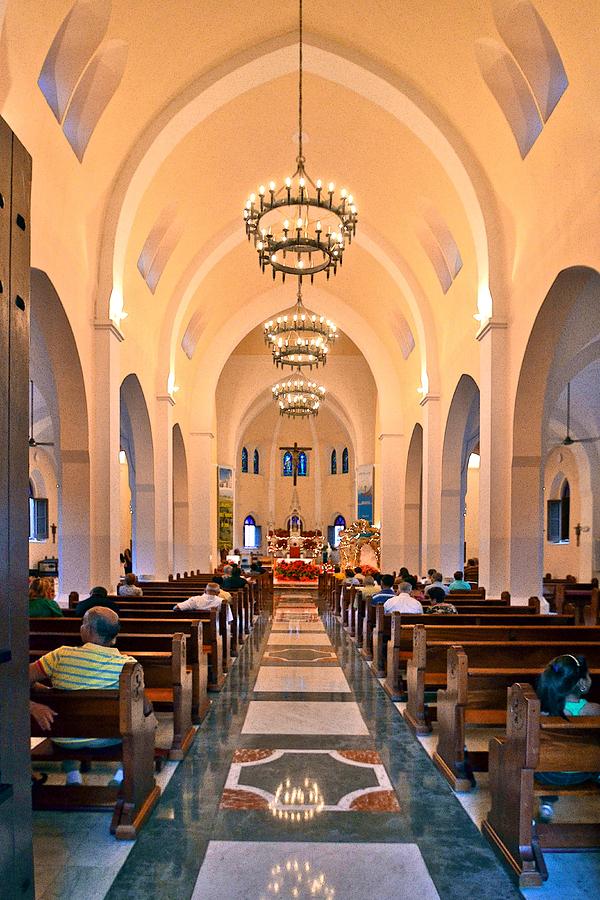 Humacao Cathedral Interior Photograph by Ricardo J Ruiz de Porras