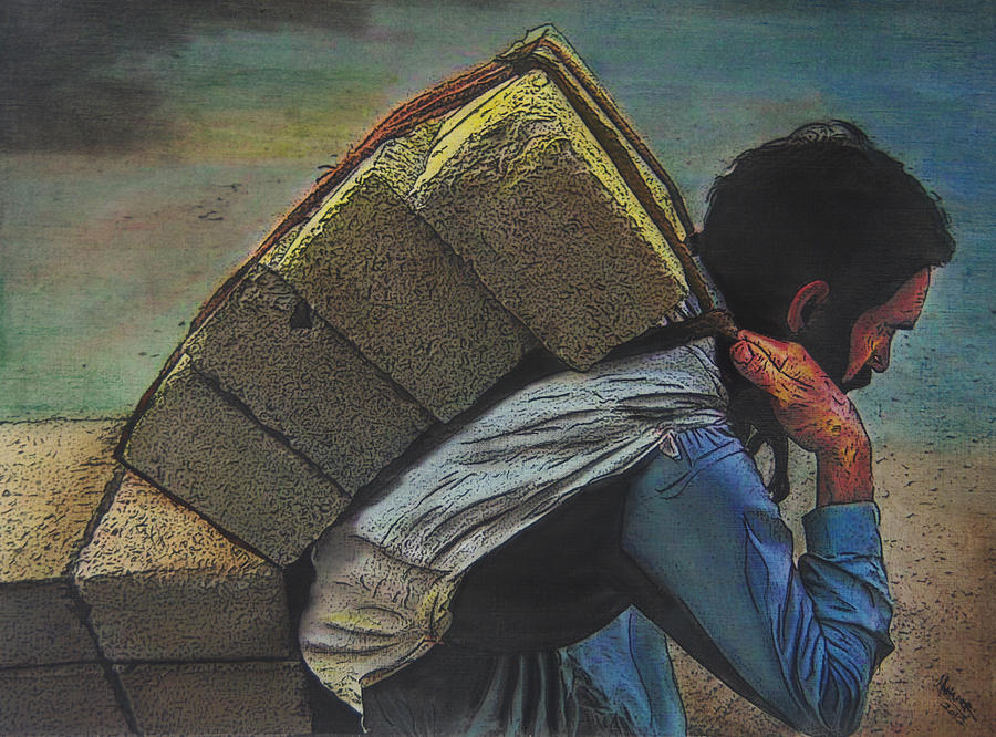 Human Labour Mixed Media by Mahnoor Rao - Fine Art America