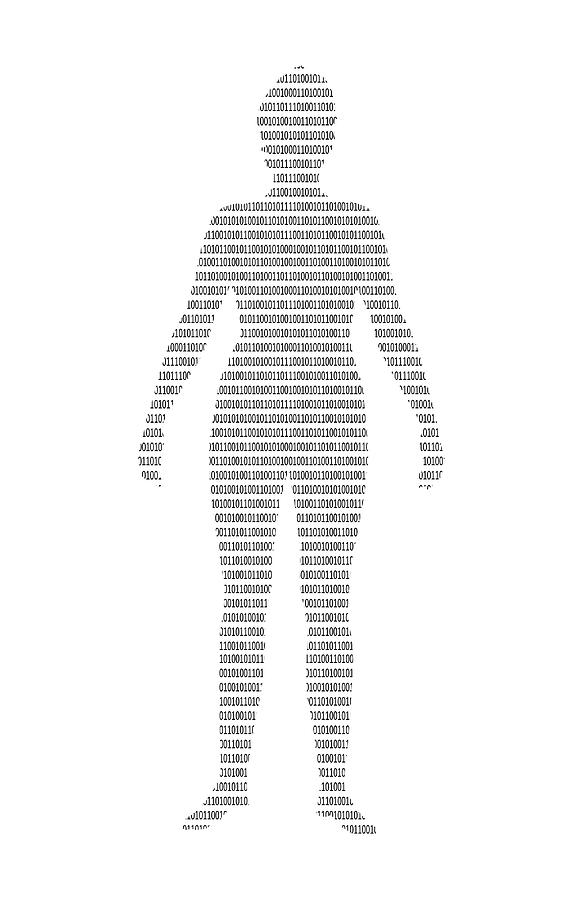 Human With Binary Code Photograph by Victor De Schwanberg - Fine Art ...