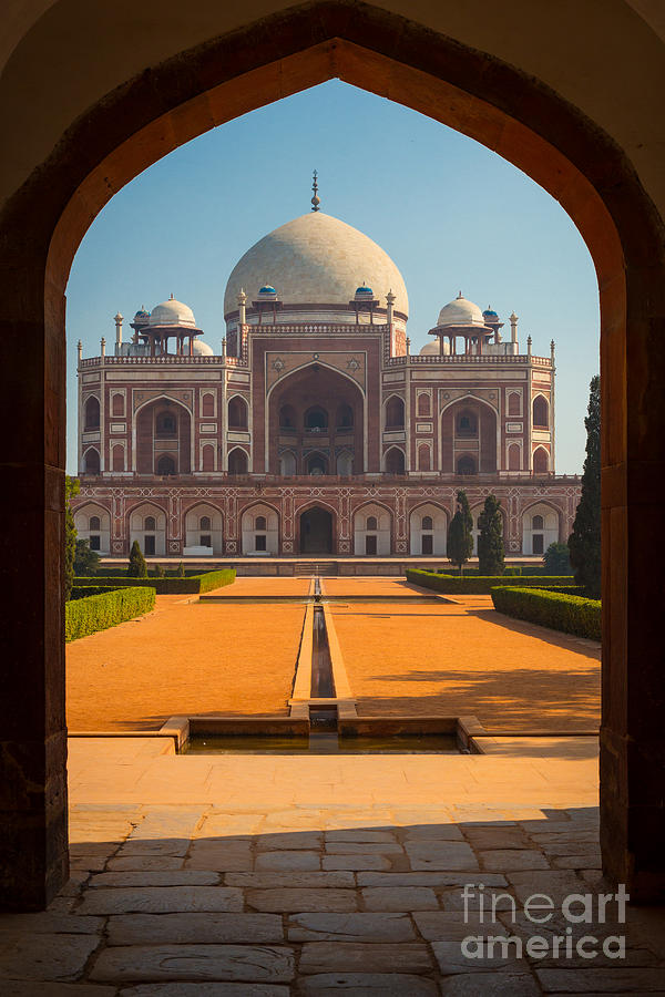 Humayuns Tomb Archway Photograph by Inge Johnsson