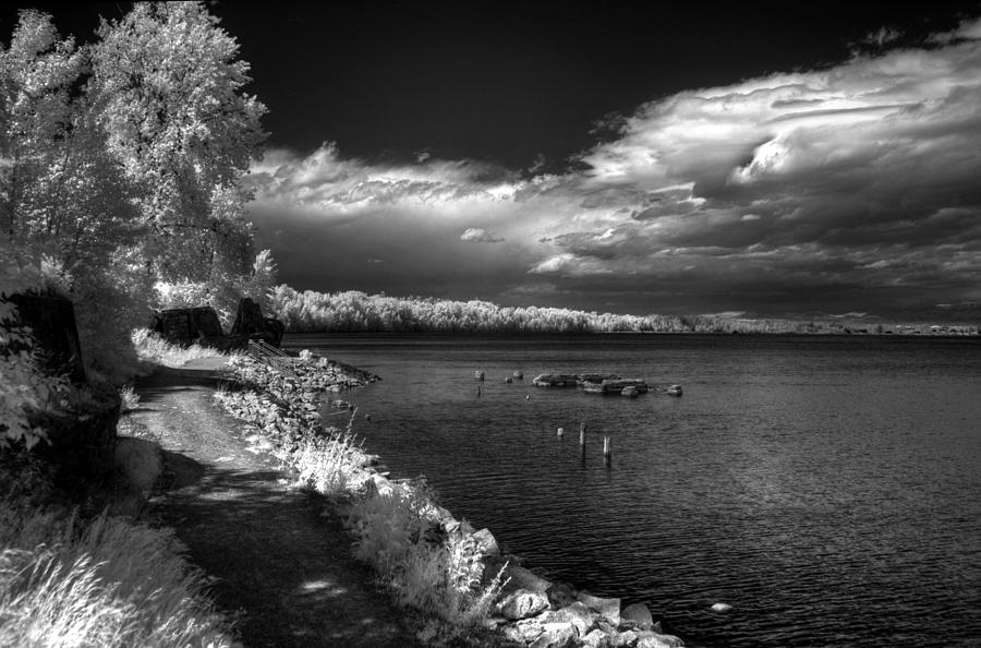 Humbird Ruins in Infrared Photograph by Lee Santa