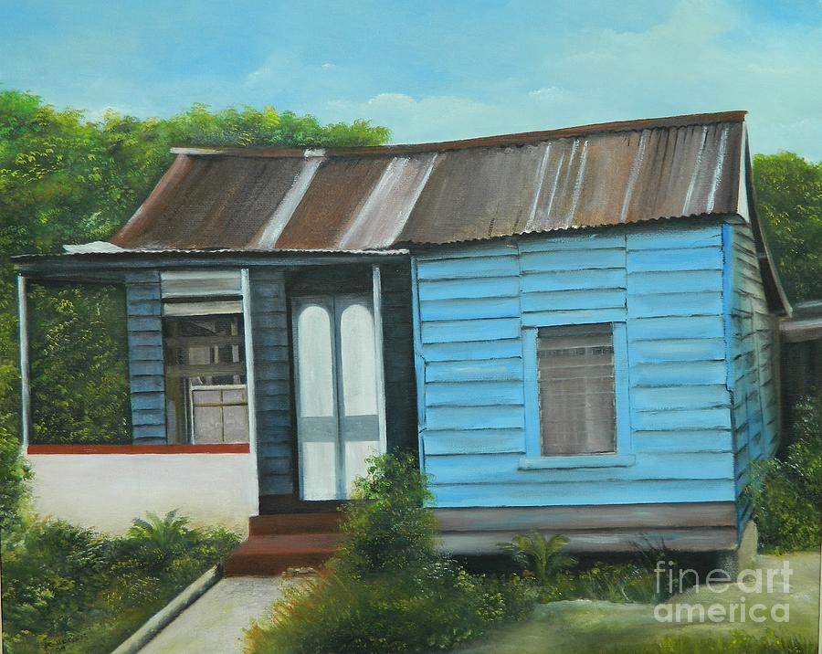 House Portrait   Humble Living Painting by Kenneth Harris