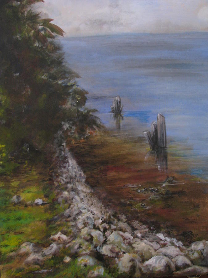 Humboldt Bay Painting by Patricia Kanzler