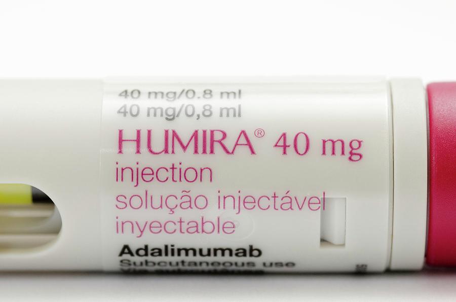 Humira Injection Photograph by Dr P. Marazzi/science Photo Library