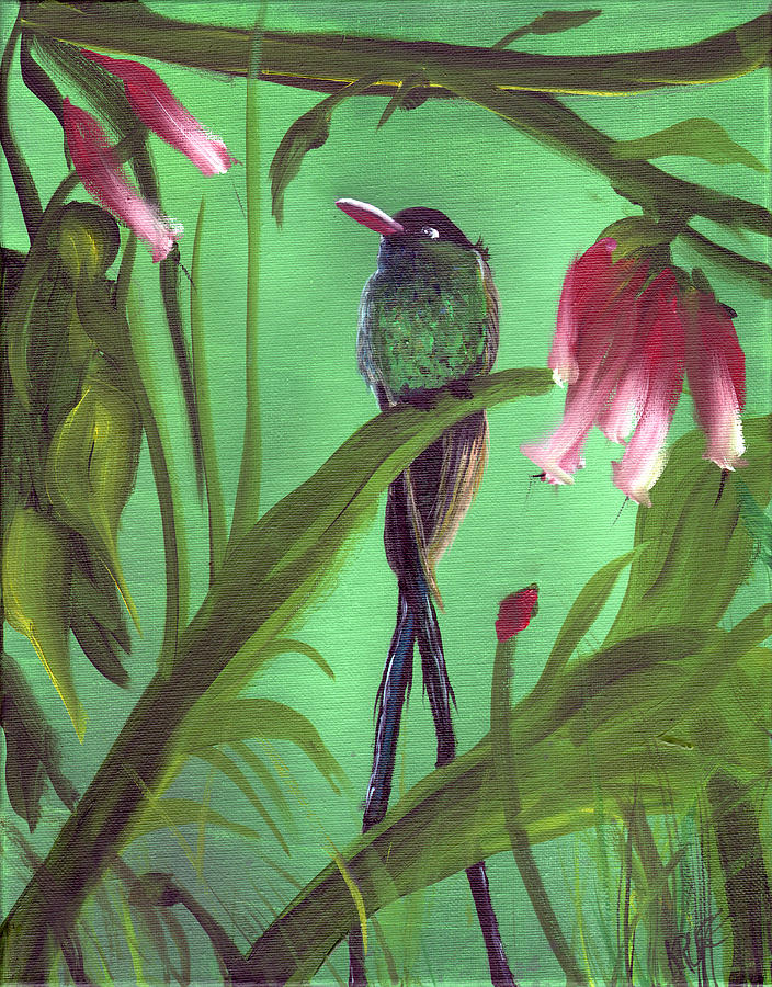 Hummingbird Painting - Hummingbird 1 by James Kruse