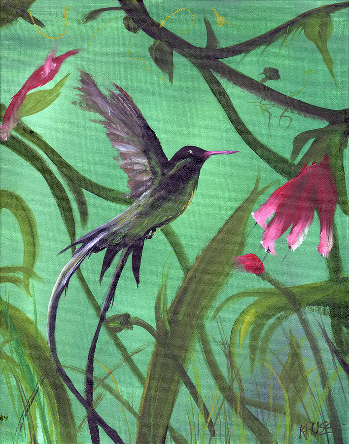 Hummingbird Painting - Hummingbird 2 by James Kruse
