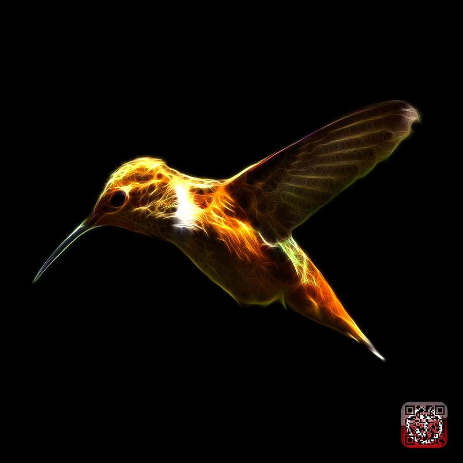 Hummingbird - 2054 F Digital Art by James Ahn