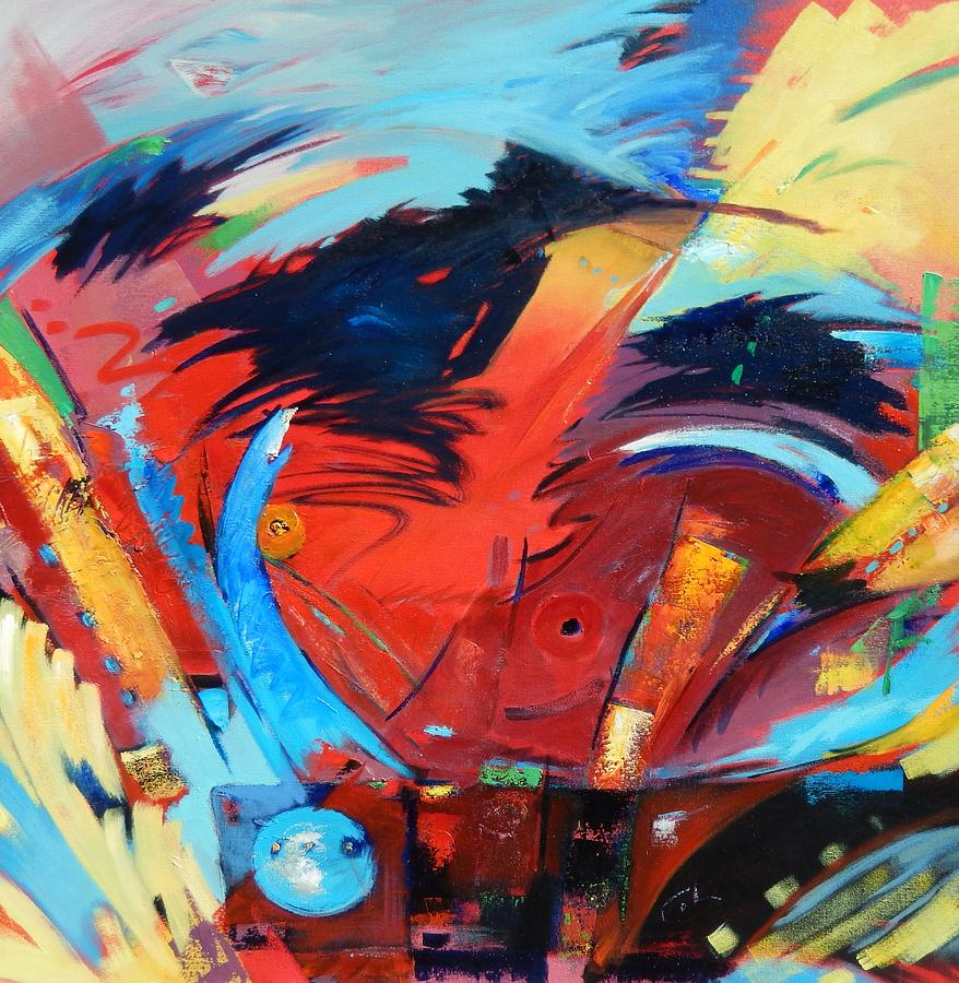 Abstract Painting - Hummmm by Gary Coleman