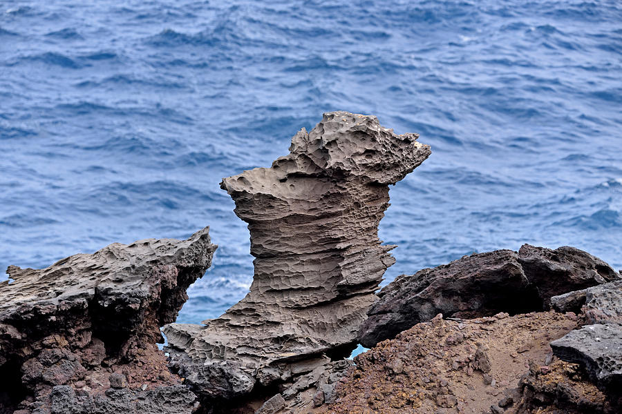 Hummock Point-rocks On Ascension Island Photograph by Robert Kennett