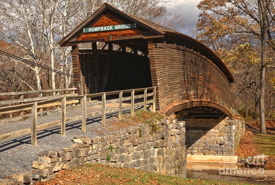 Humpback Bridge In Covington Virginia Photograph by Adam Jewell