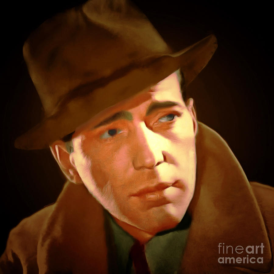 Humphrey Bogart 20150307 square Photograph by Wingsdomain Art and Photography