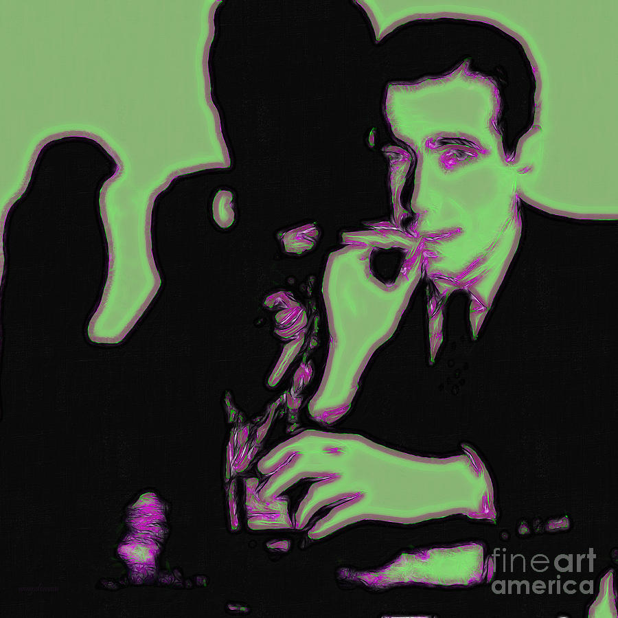 Humphrey Bogart and The Maltese Falcon 20130323 Square Photograph by Wingsdomain Art and Photography