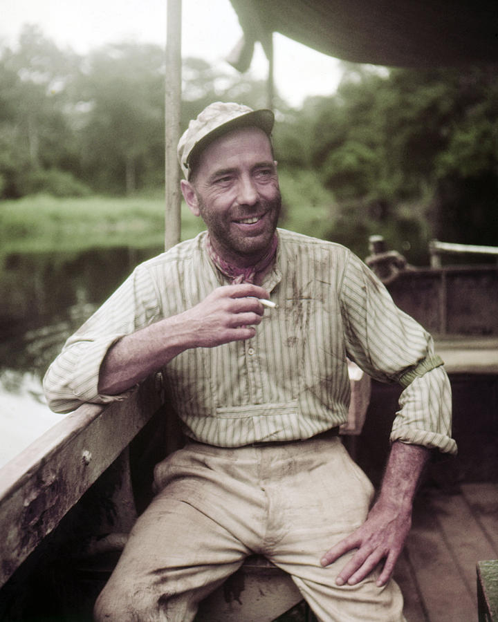 Humphrey Bogart in The African Queen  Photograph by Silver Screen