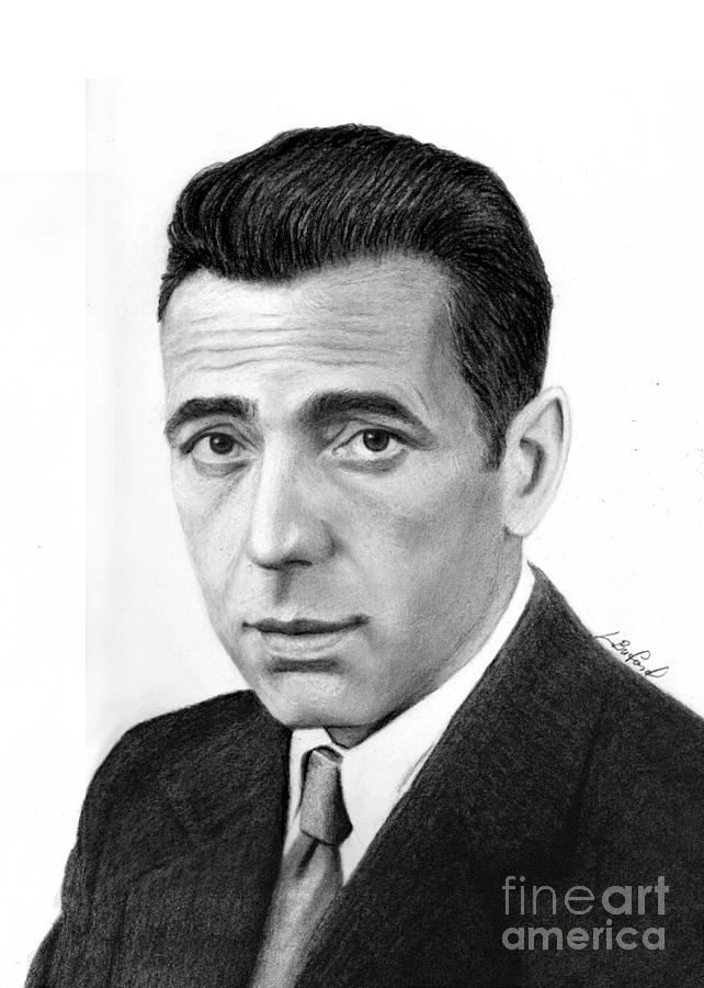 Humphrey Bogart Drawing - Humphrey Bogart by Loredana Buford