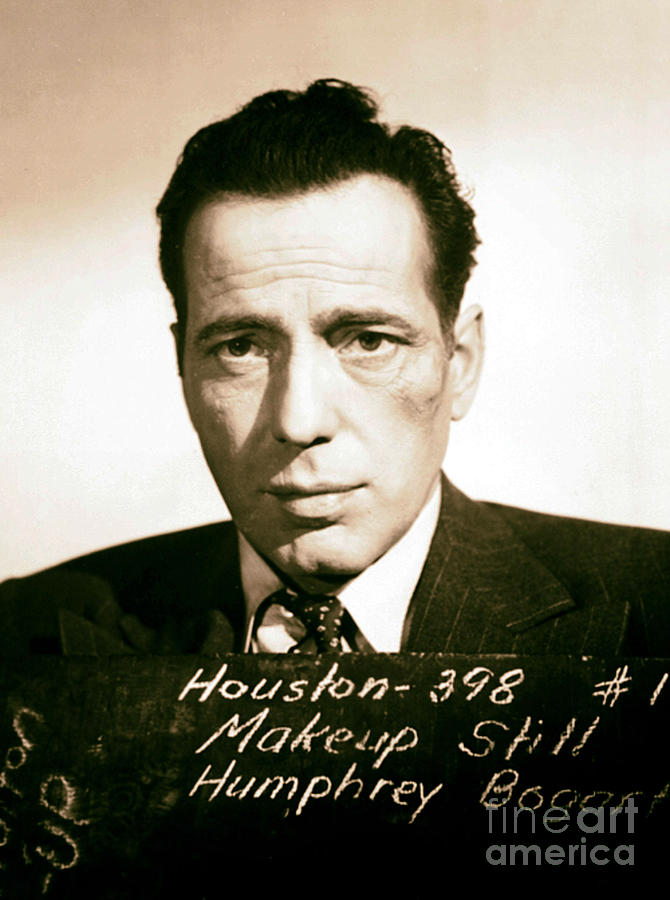 Casablanca Movie Photograph - Humphrey Bogart Make Up Test by Doc Braham