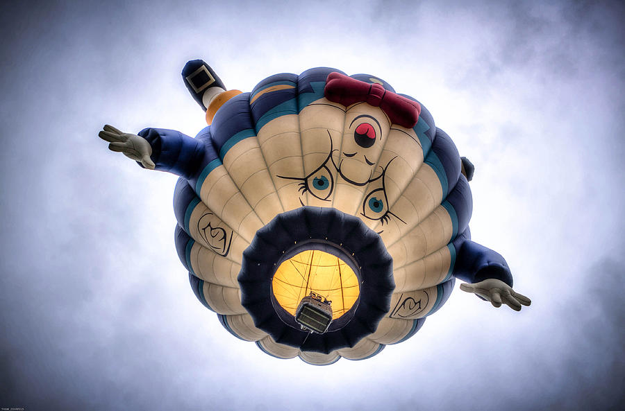 Cell Phone Covers Photograph - Humpty Dumpty Hot Air Balloon by Thom Zehrfeld