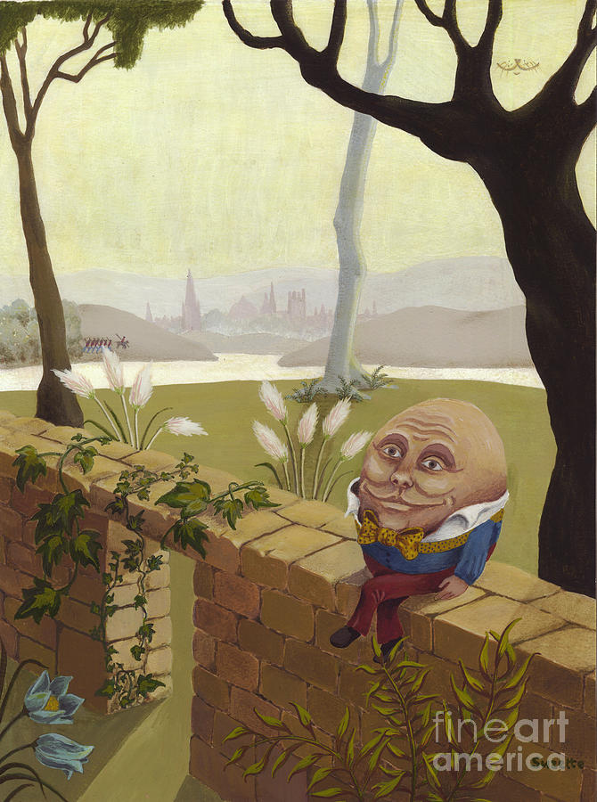 Landscape Painting - Humpty Dumpty by Suzette Broad