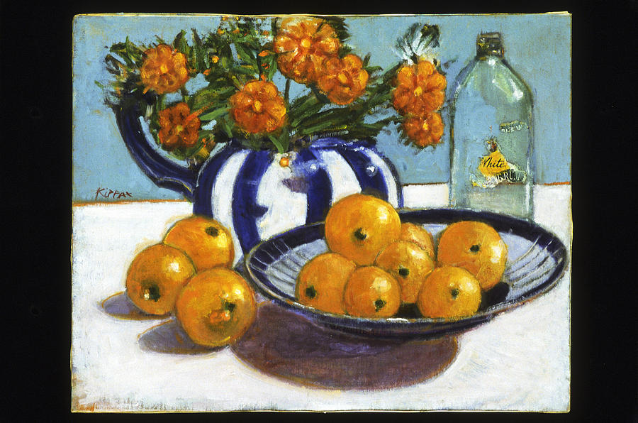 Hundred Percent Proof Oranges Painting by Kippax Williams