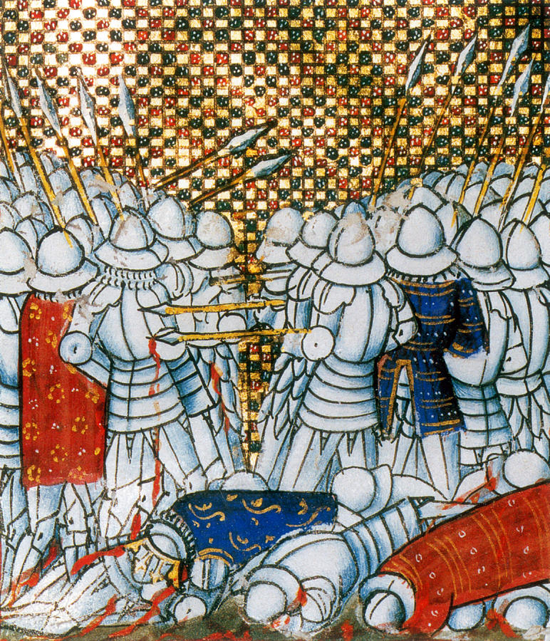 Hundred Years War, Battle Of Crcy, 1346 Photograph by Science Source