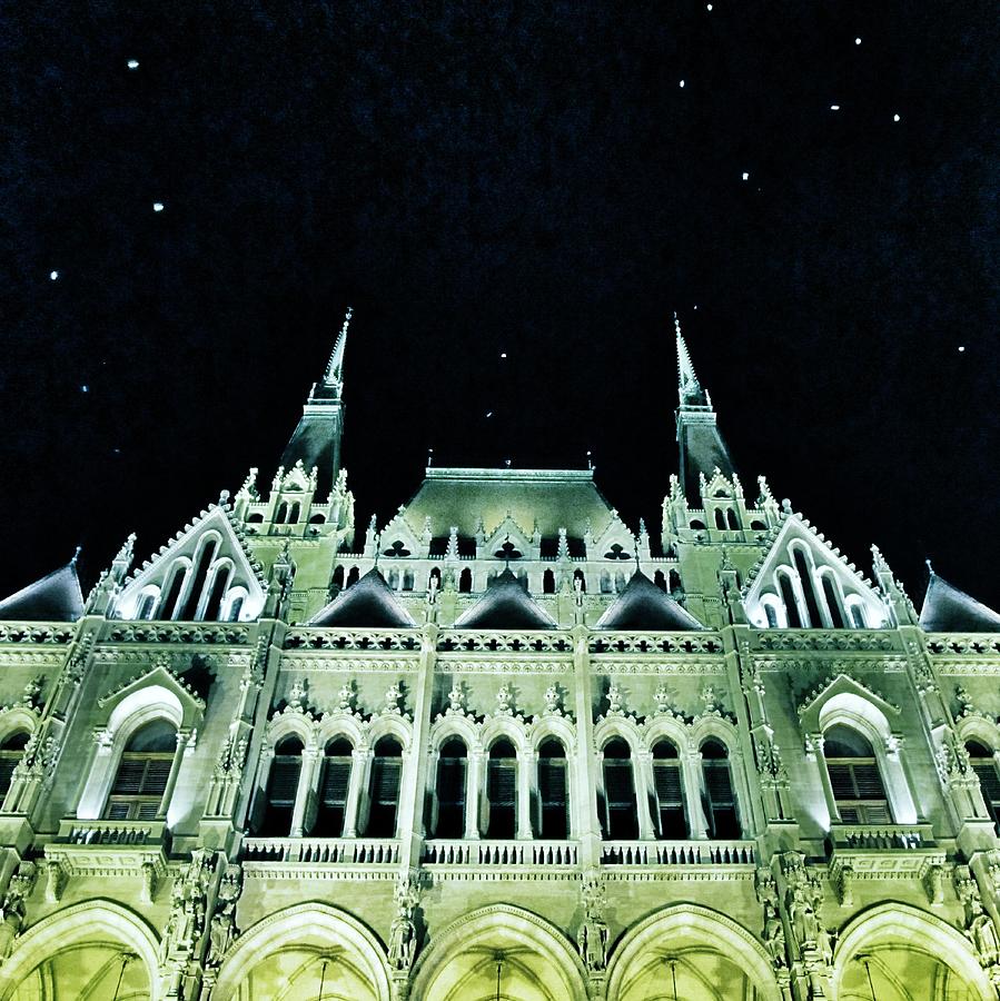 Architecture Photograph - Hungarian Parliament Building - Budapest by Marianna Mills