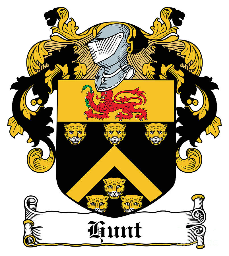 Hunt Coat of Arms Cork Ireland Digital Art by Heraldry - Fine Art America
