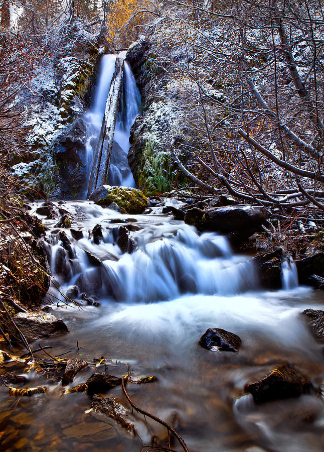 Reno Photograph - Hunter Creek Falls by Mark Hammon