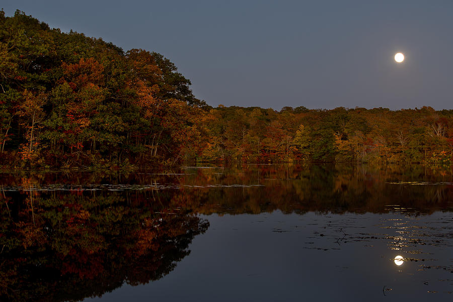 Fall Photograph - Hunters Moon by Jonathan Steele