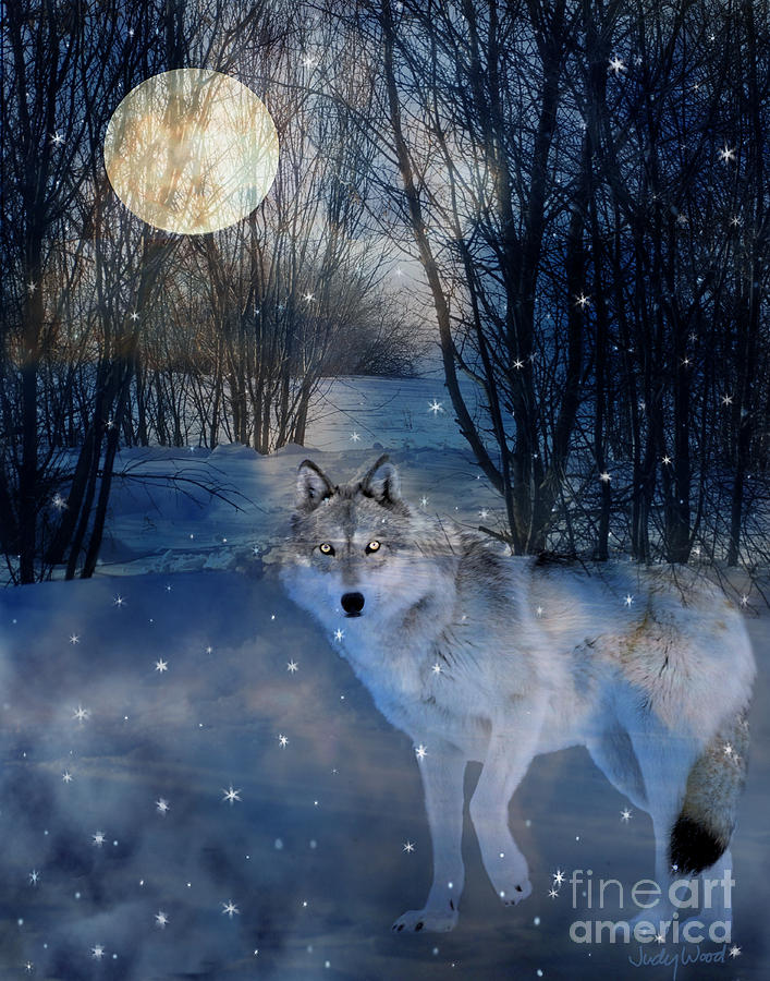 Hunters Moon Digital Art by Judy Wood