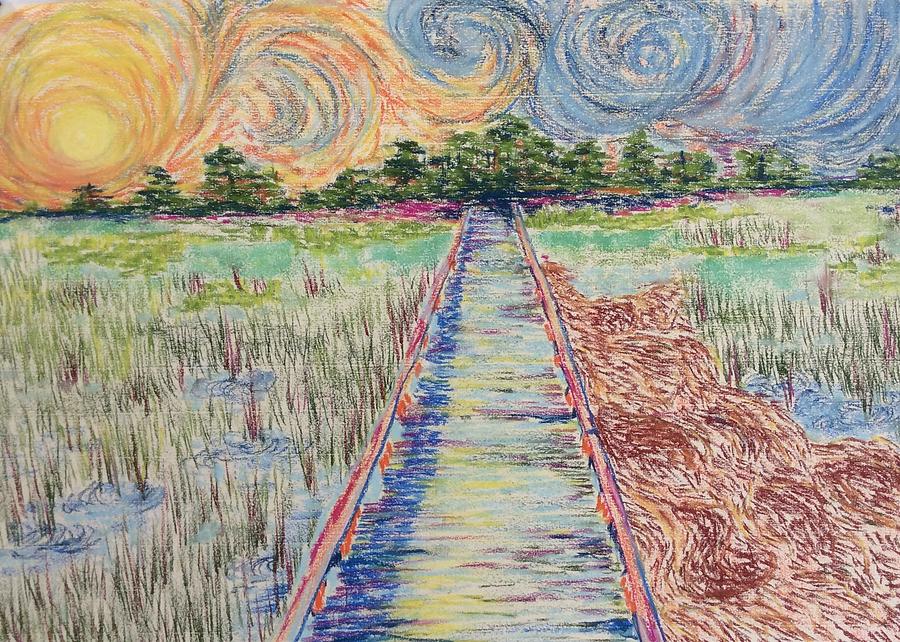 Vincent Van Gogh Painting - Hunting Island Marsh Walk I by Cristel Mol-Dellepoort