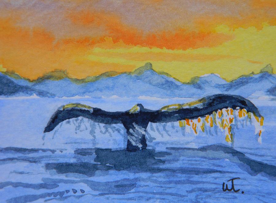 Hunting on the Alaska Coast Painting by Warren Thompson