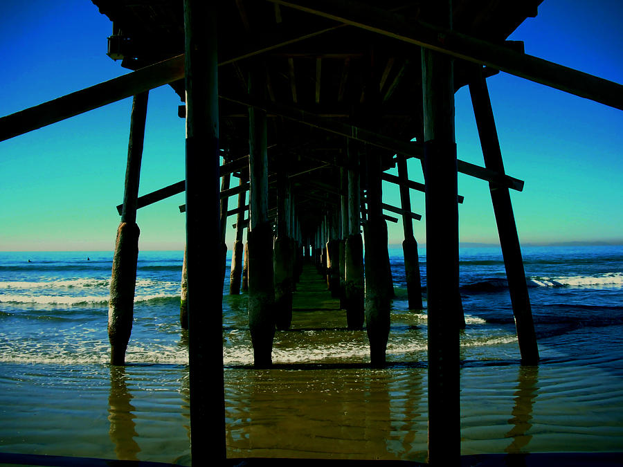 Summer Photograph - Huntington Beach Pier by Carol Tsiatsios