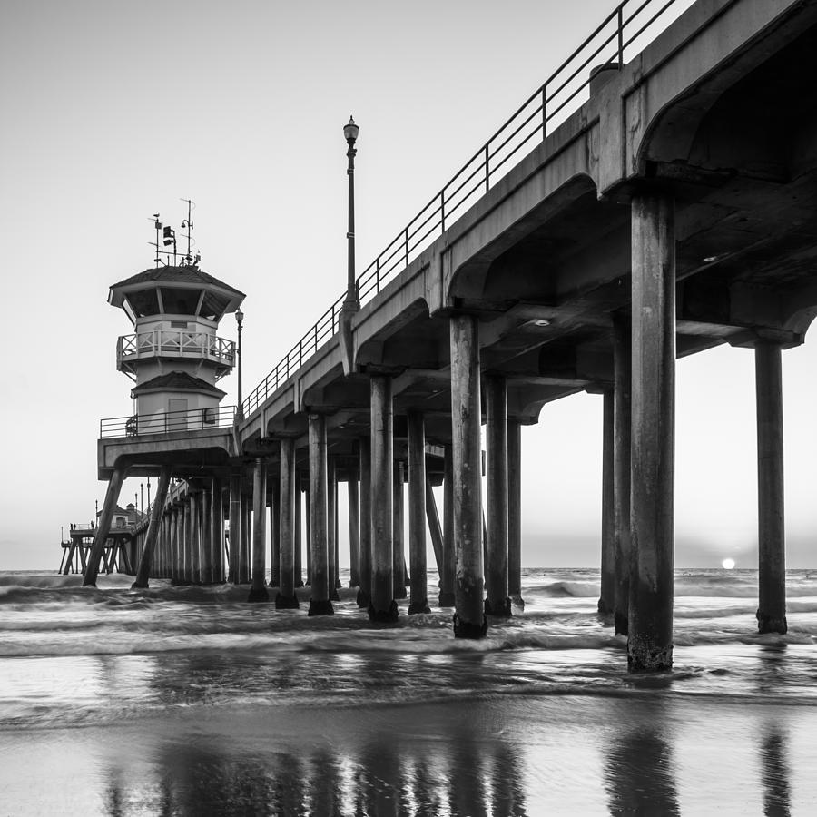 Huntington Beach Photograph - Huntington Beach Pier by Radek Hofman