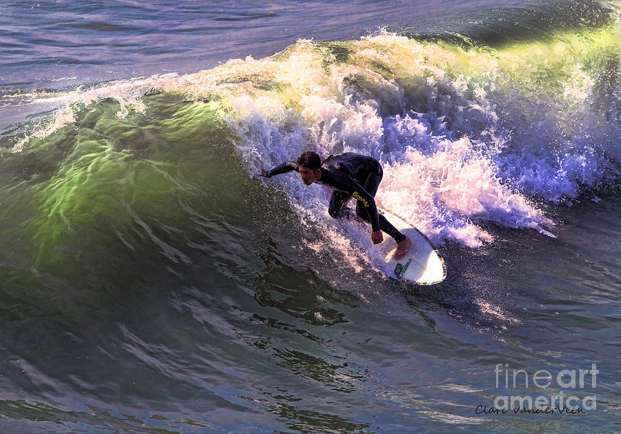 Huntington Beach Surfer Photograph by Clare VanderVeen