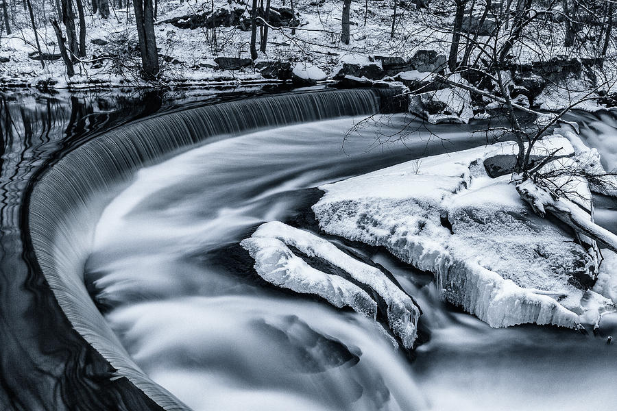 Hunts Mill Falls Photograph by Bryan Bzdula
