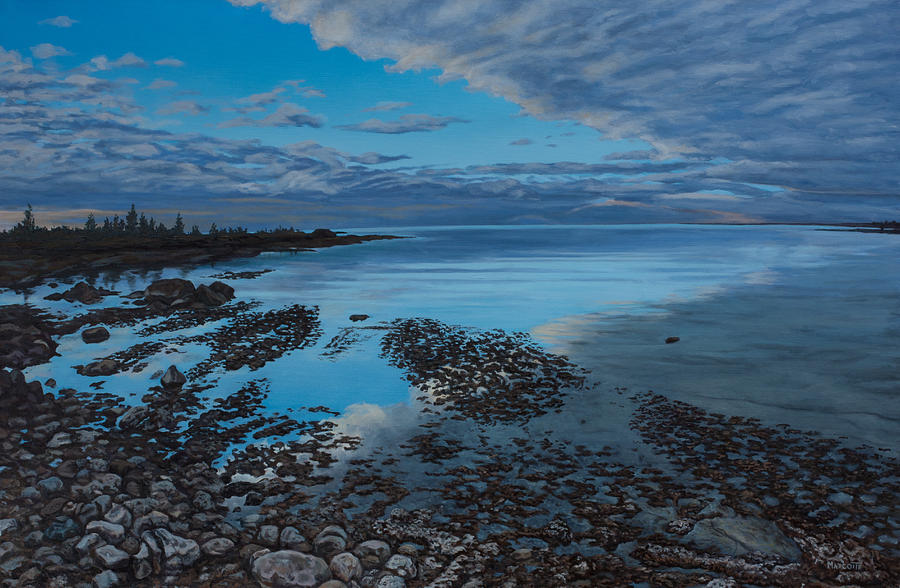 Landscape Painting - Huron Horizon by Michael Marcotte