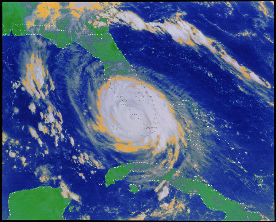 Hurricane Andrew Photograph by Noaa/science Photo Library