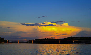 Hurricane Deck Bridge Photograph by Al Griffin