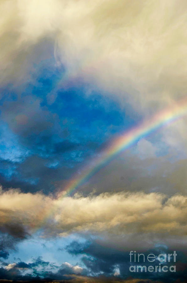 Hurricane Iselle Rainbow Photograph by David Lawson