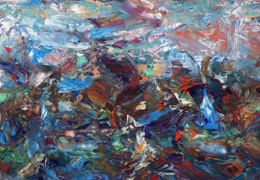 Abstract Painting - Hurricane by James W Johnson