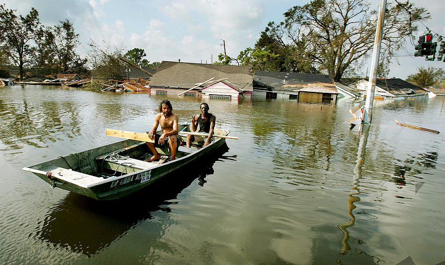 Hurricane Katrina Aftermath Photograph by Mario Tama Hurricane Katrina Aftermath Photograph by Mario Tama