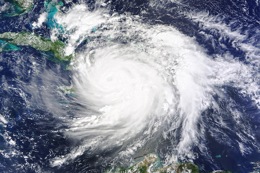 Hurricane Matthew Makes Landfall Photograph by Science Source